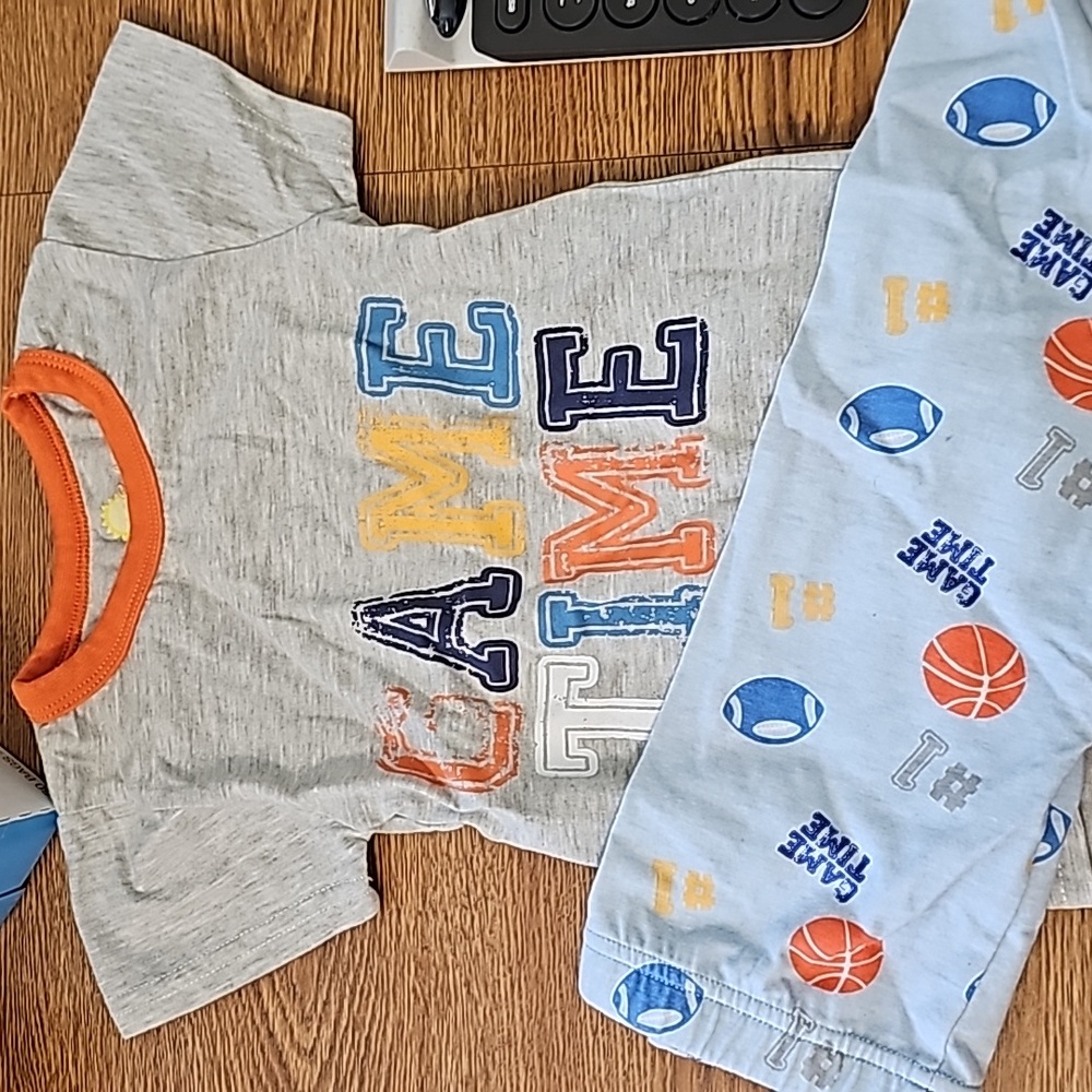 Boys NWOT pajamas game time